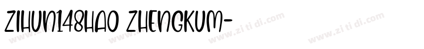 zihun148hao zhengkum字体转换